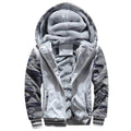 Men&#39;s Jacket Camouflage Thicken Winter Jackets for Men Fleece Long Sleeve Coat Man Casual Hoodies Streetwear Men&#39;s Coats - kaliphe