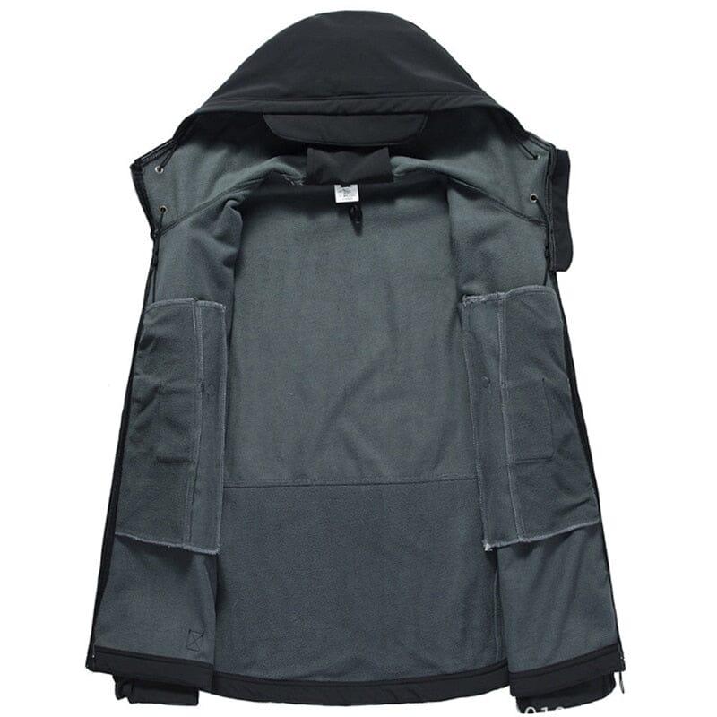 Military Outdoor Jackets Men Shark Skin Soft Shell Tactical Waterproof Windbreaker Army Combat Jacket Mens Hooded Bomber Coats - kaliphe